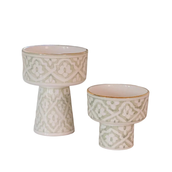 Appetizer Bowl - Fassia Mint Gold