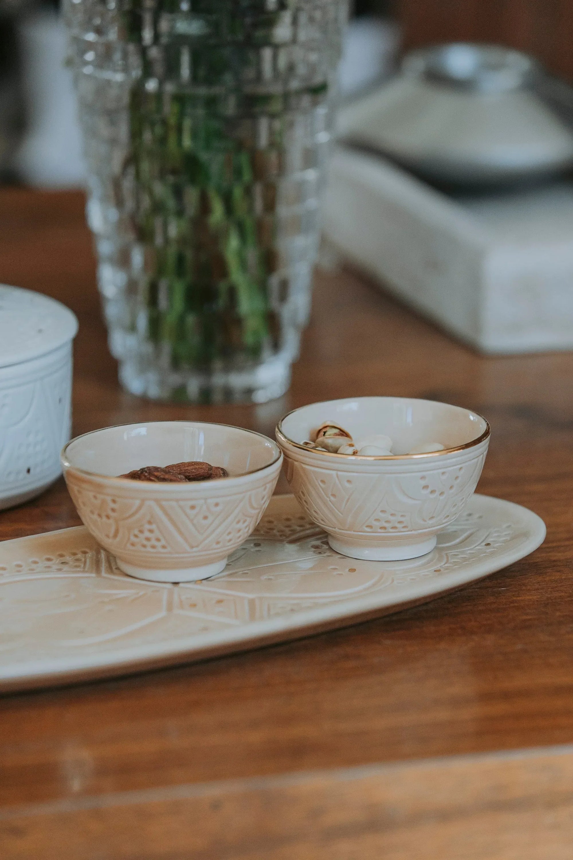 2 Mini Snack Bowls - Sahara Gold Imprint