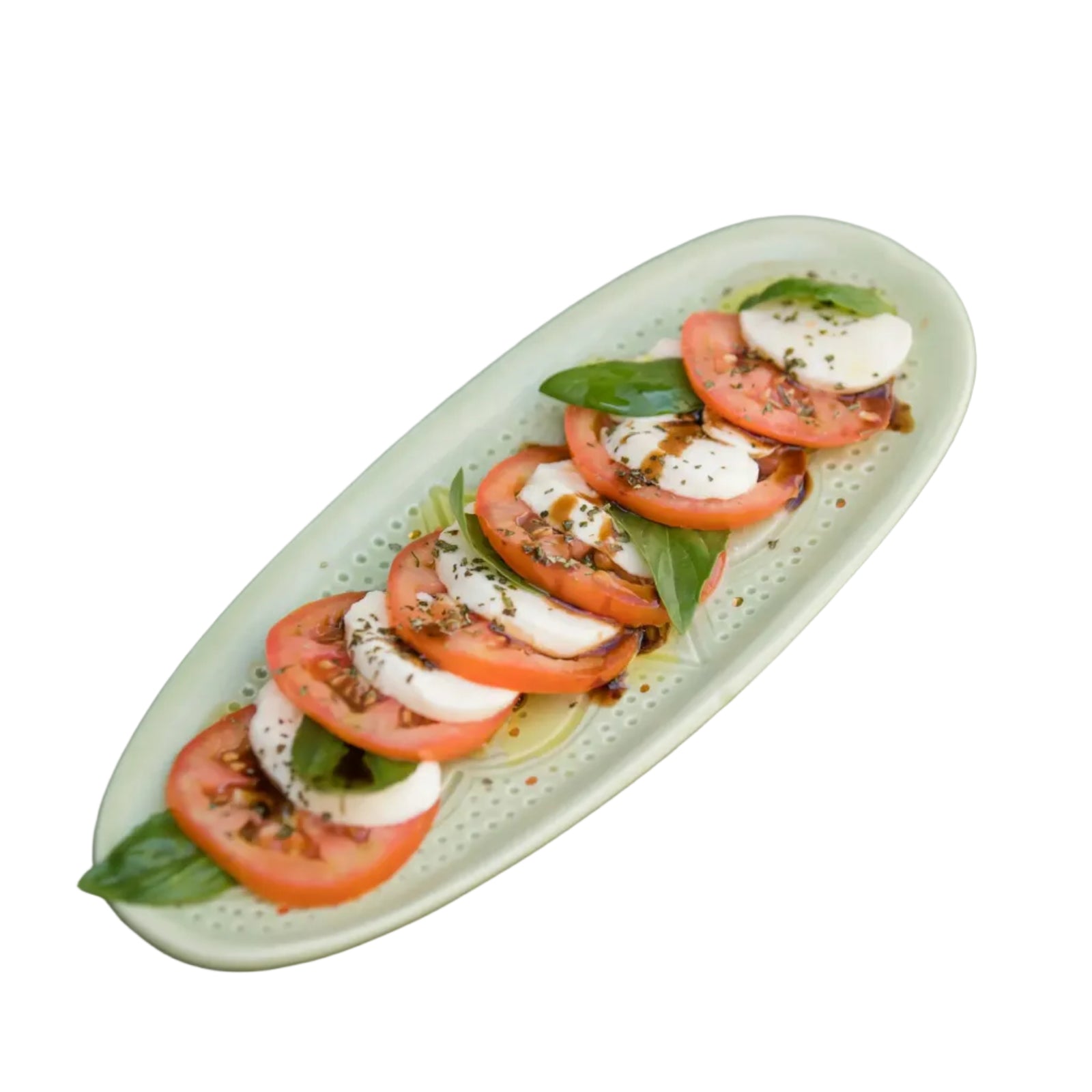 Oval Tray - Mint Gold Imprint