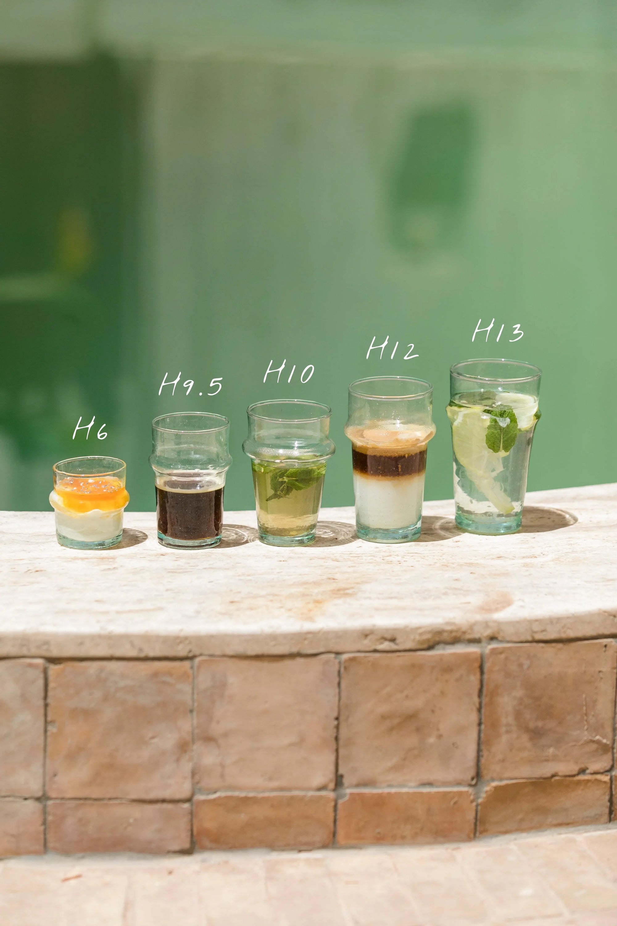 6 Beldi Glasses