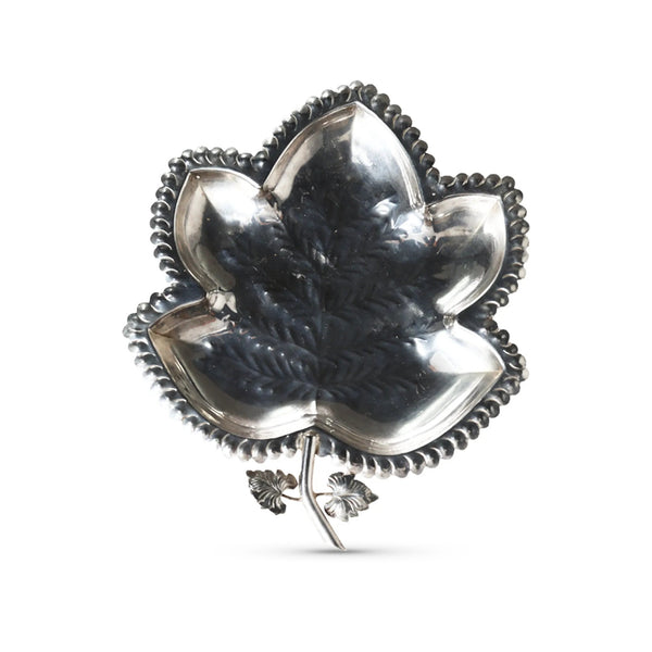 Vintage Leaf Serving Plate