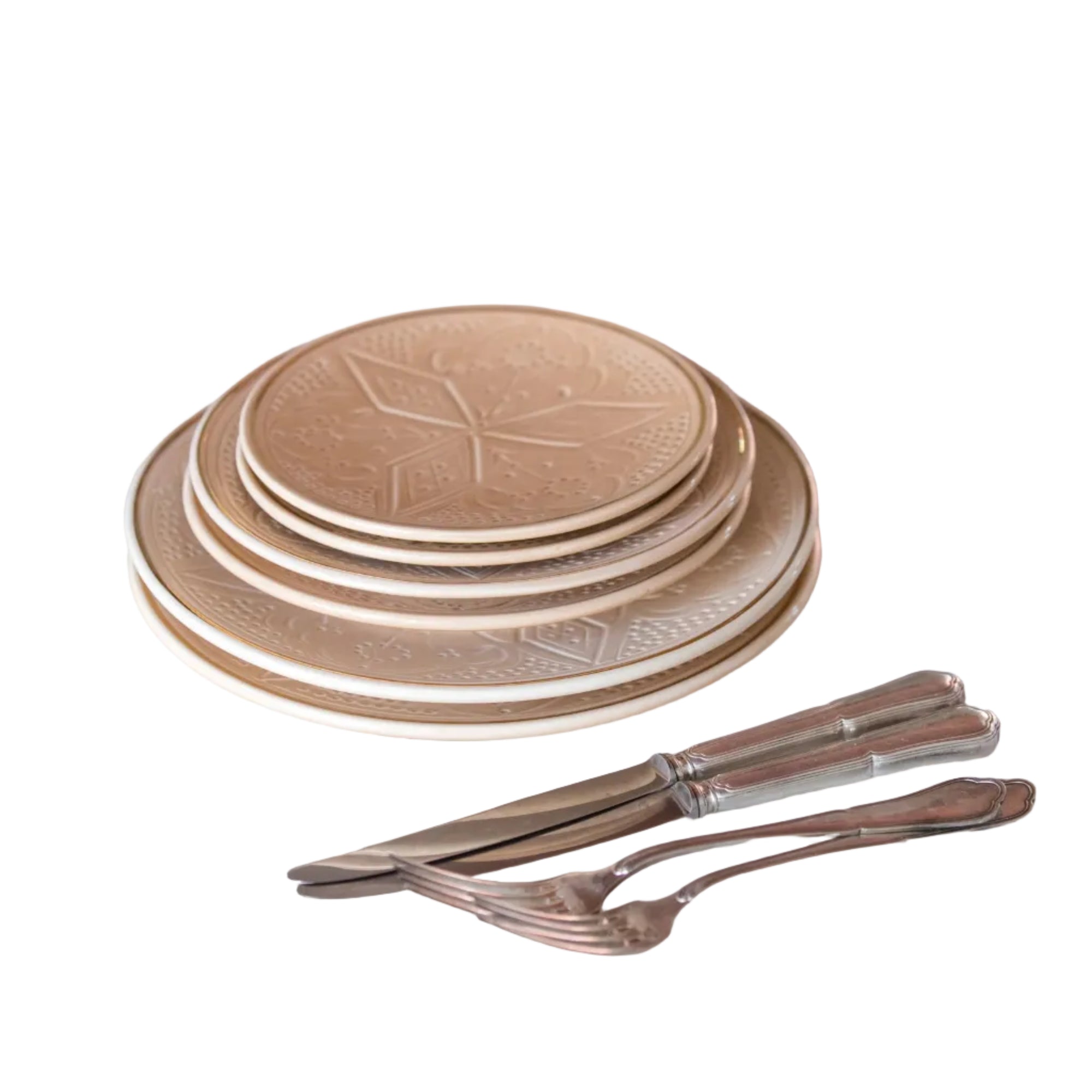 Dinner Plate - Sahara Gold Imprint