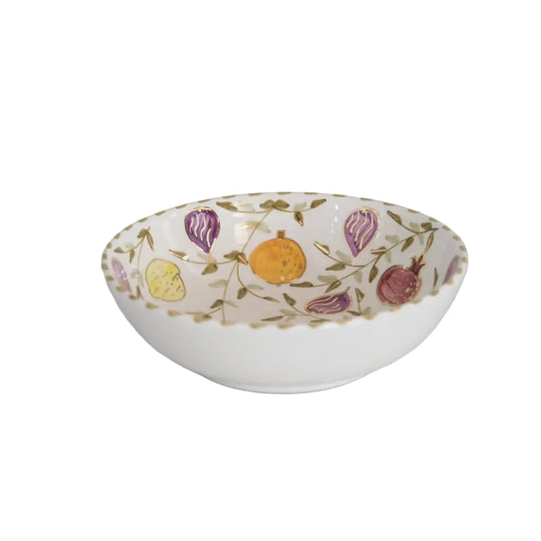Shallow Salad Bowl - Tutti Frutti Gold