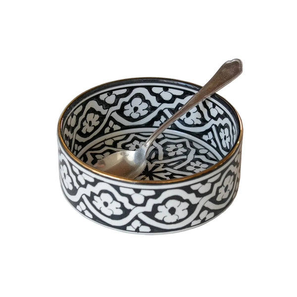 Straight Serving Plate - Fassia Black Gold
