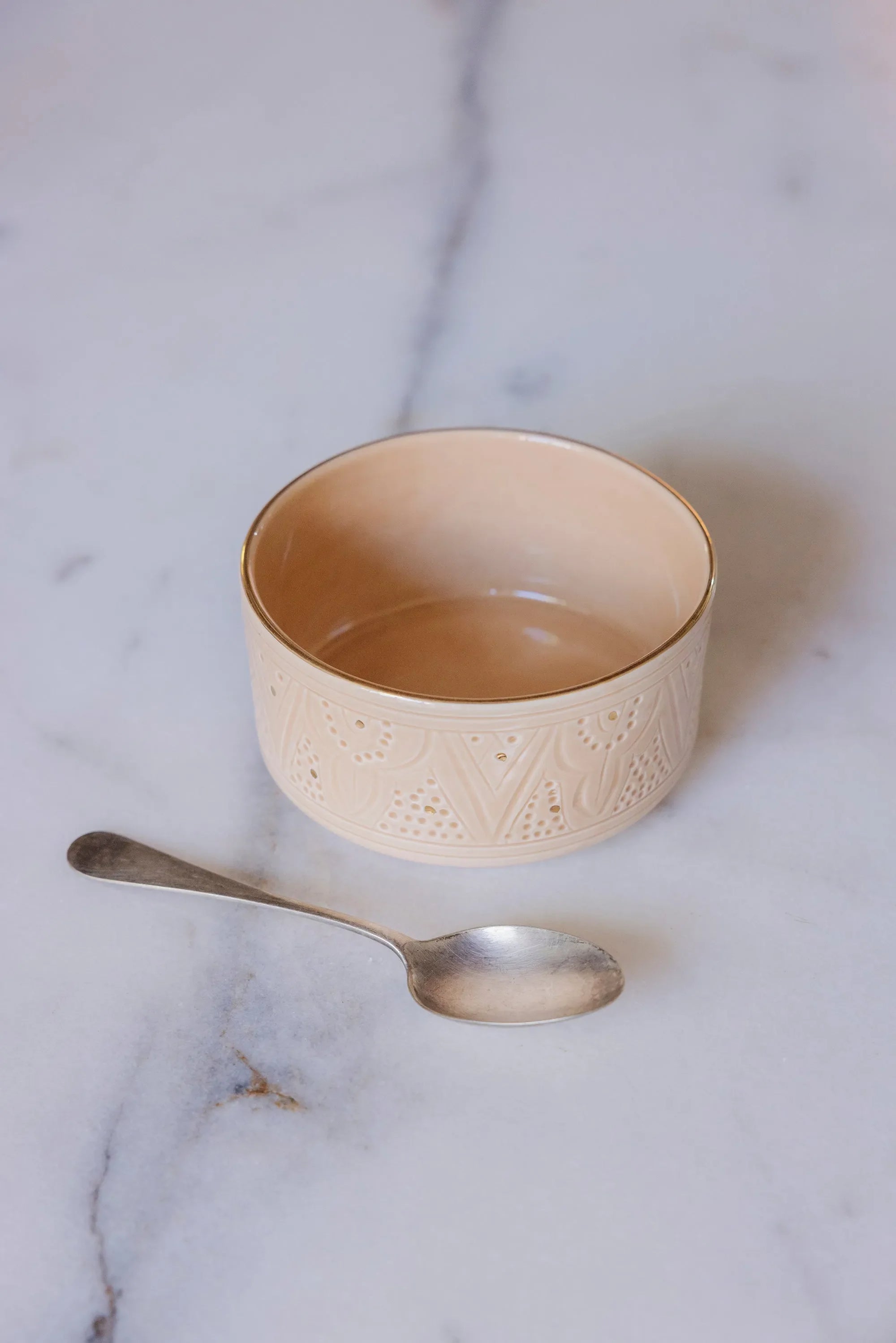 Straight Serving Plate - Sahara Gold Imprint