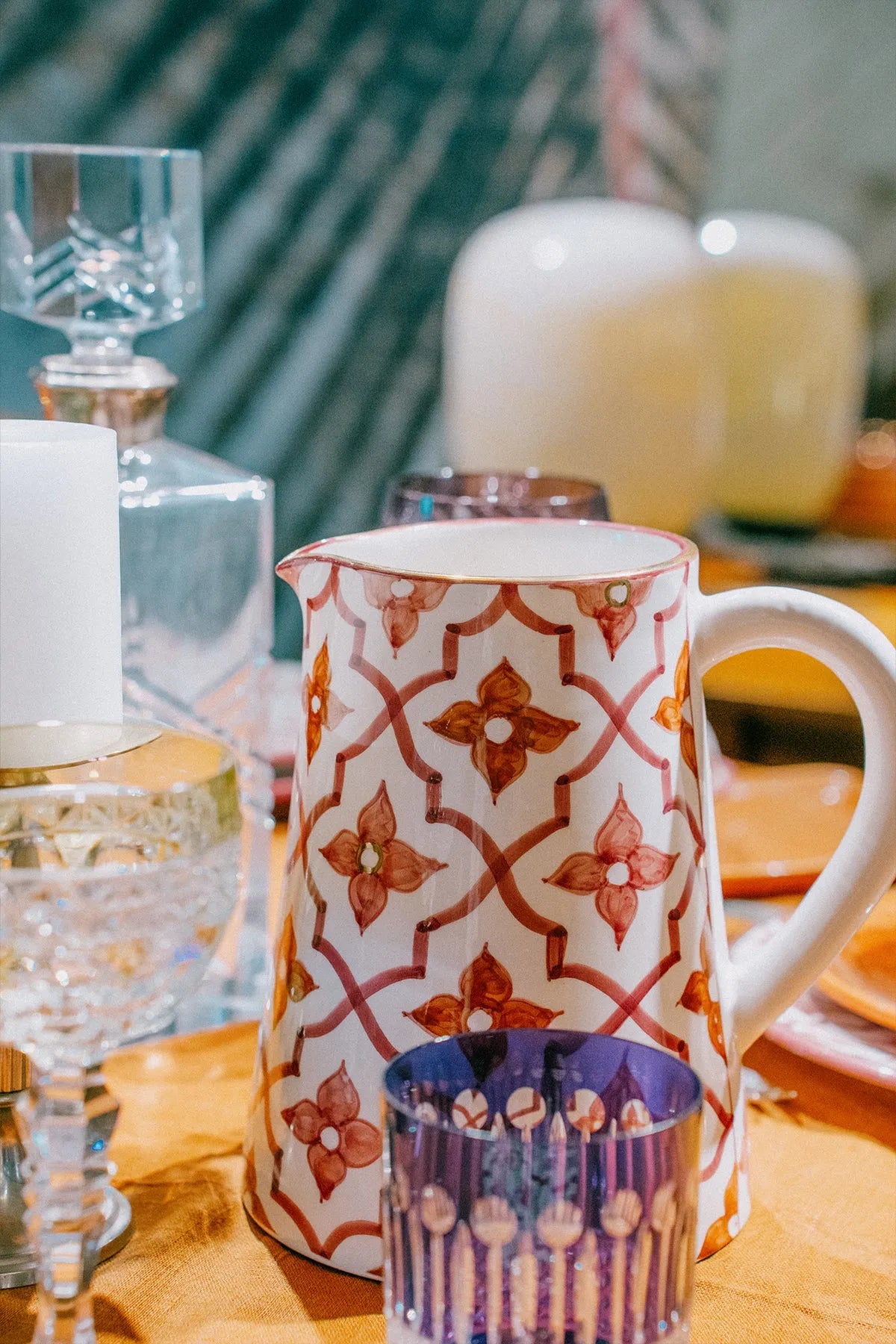 Large Pitcher - 70's Gold