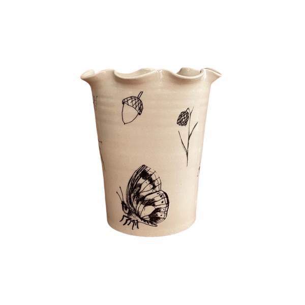 Frilly Garden Vase - Large