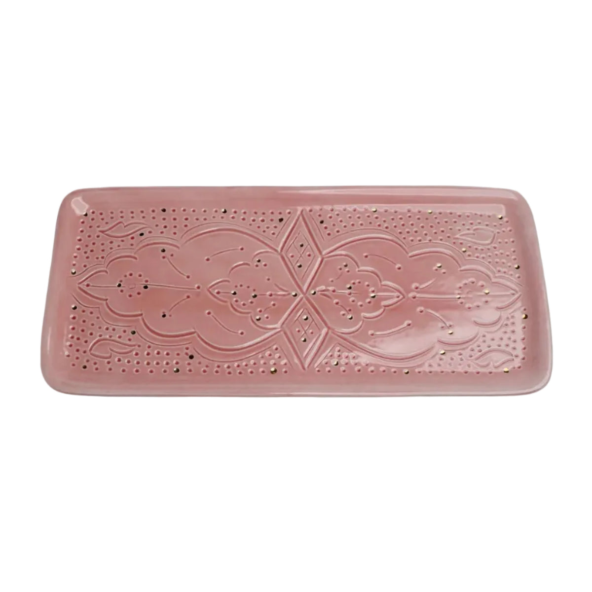 Long Rectangular Tray - Blush Gold Imprint