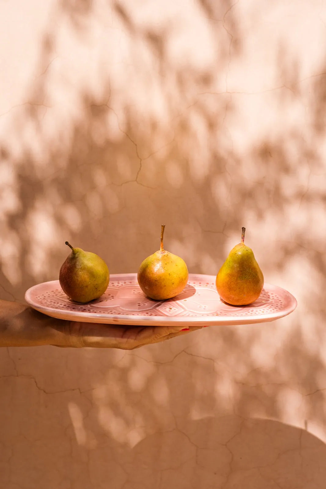 Small Oval Tray - Blush Gold Imprint