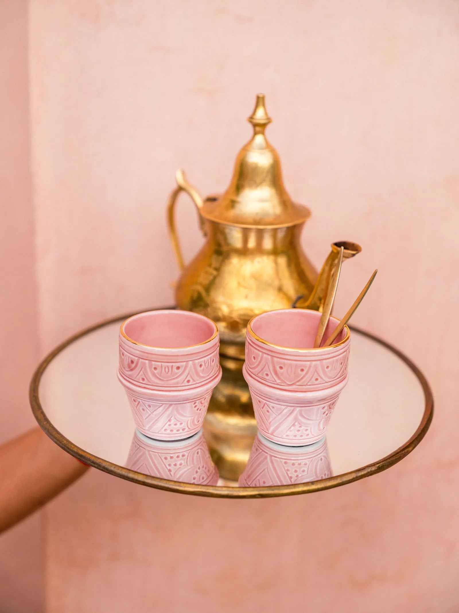 Small Coffee Cup - Blush Gold Imprint