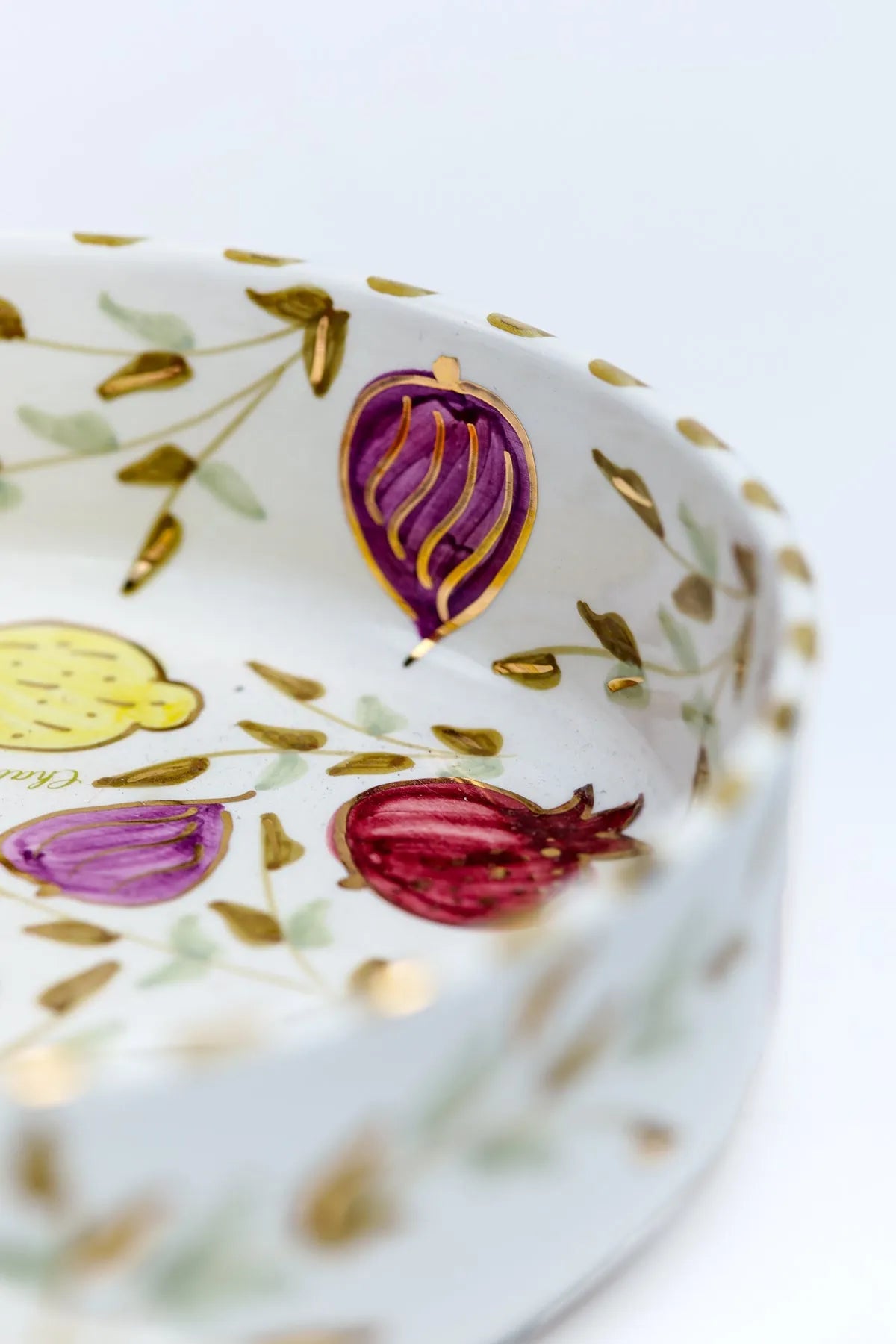 Rectangular Serving Platter - Tutti Frutti Gold