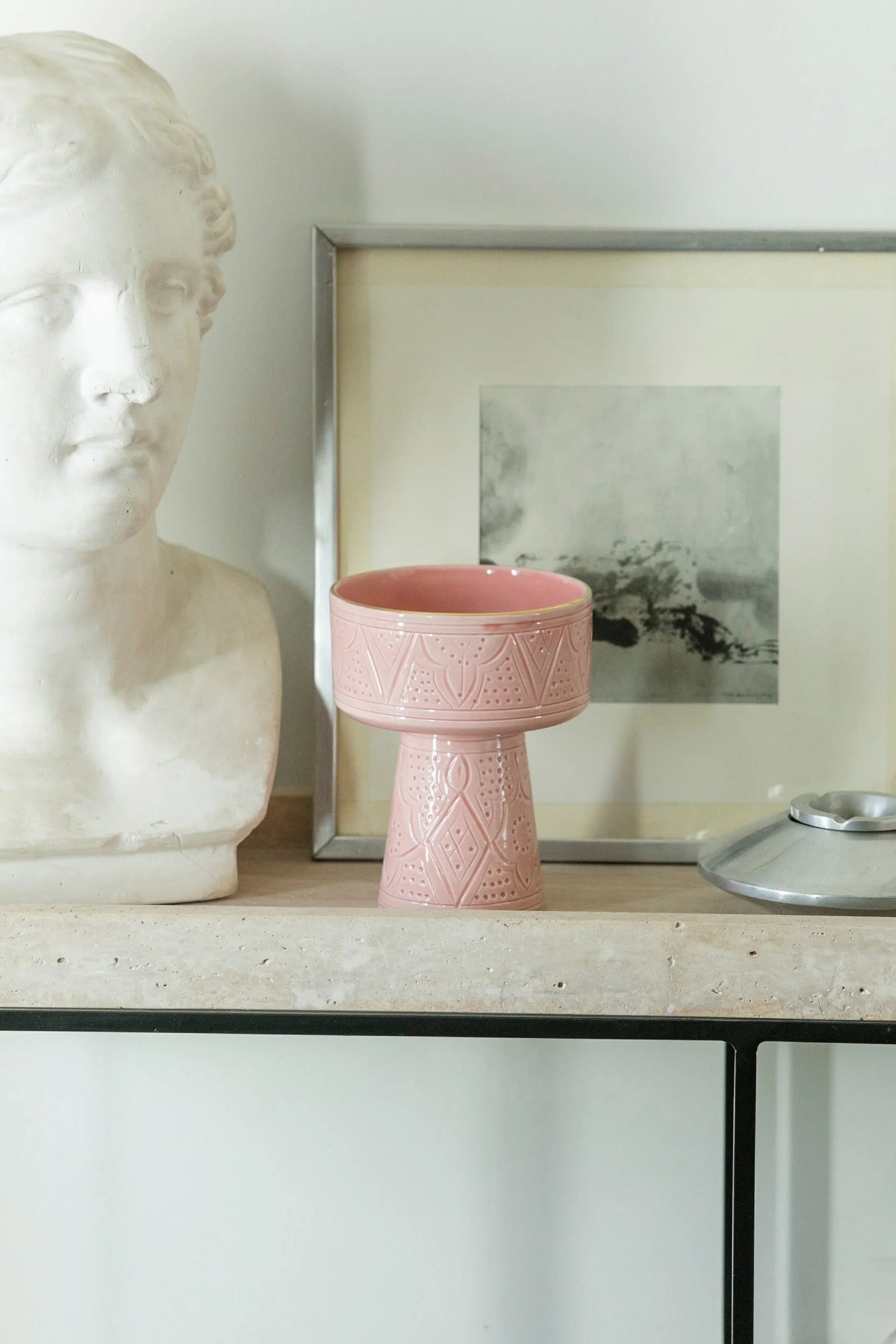 Appetizer Bowl - Blush Gold Imprint