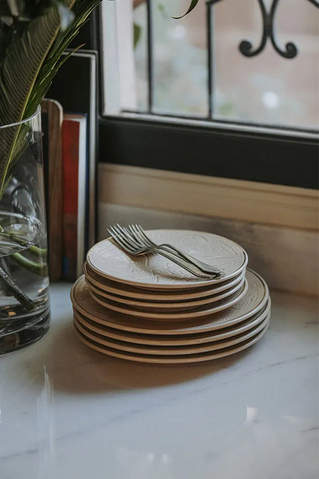 Dinner Plate - Sahara Gold Imprint
