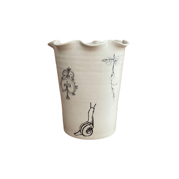 Frilly Garden Vase - Large