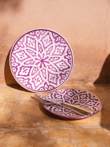 Dinner Plate - Fassia Lilac Gold