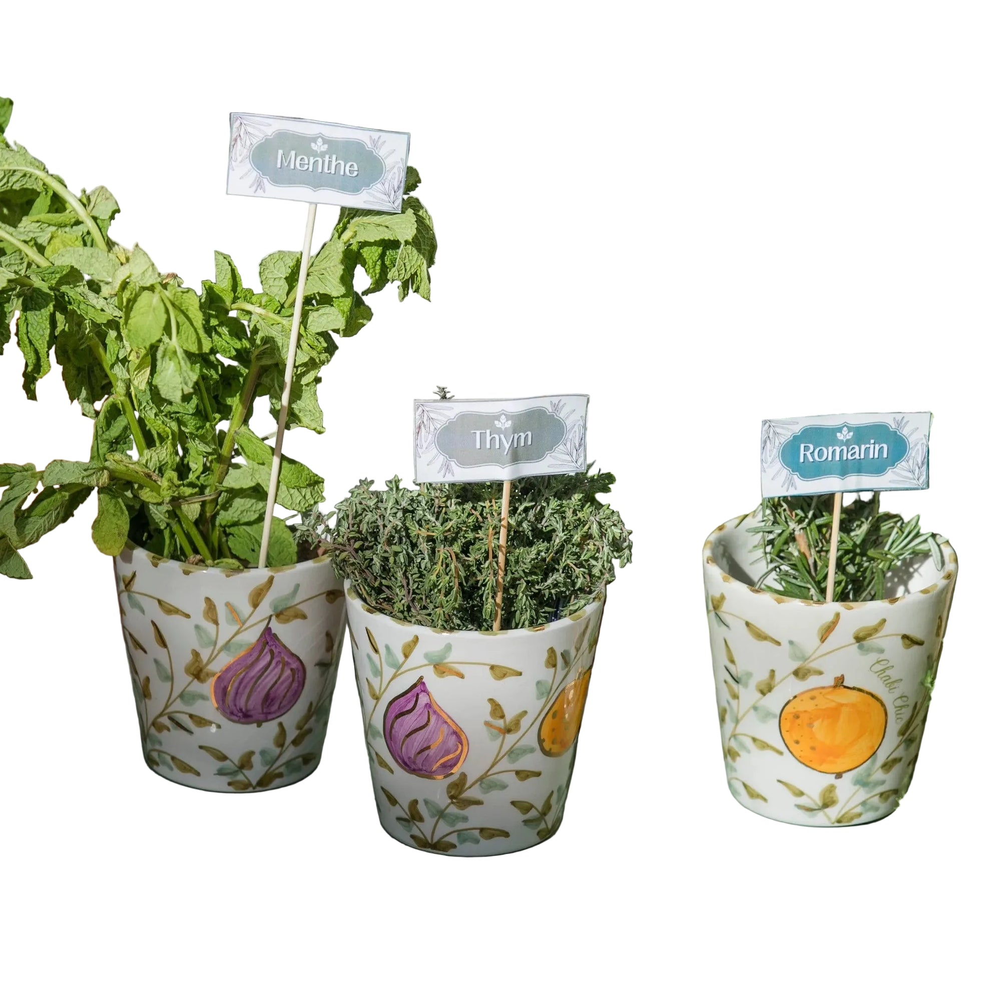 Planters or Vases - Tutti Frutti Gold