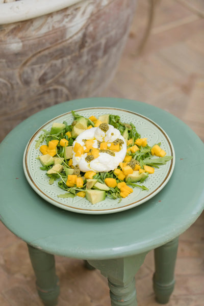 Dinner Plate - Mint Gold Imprint