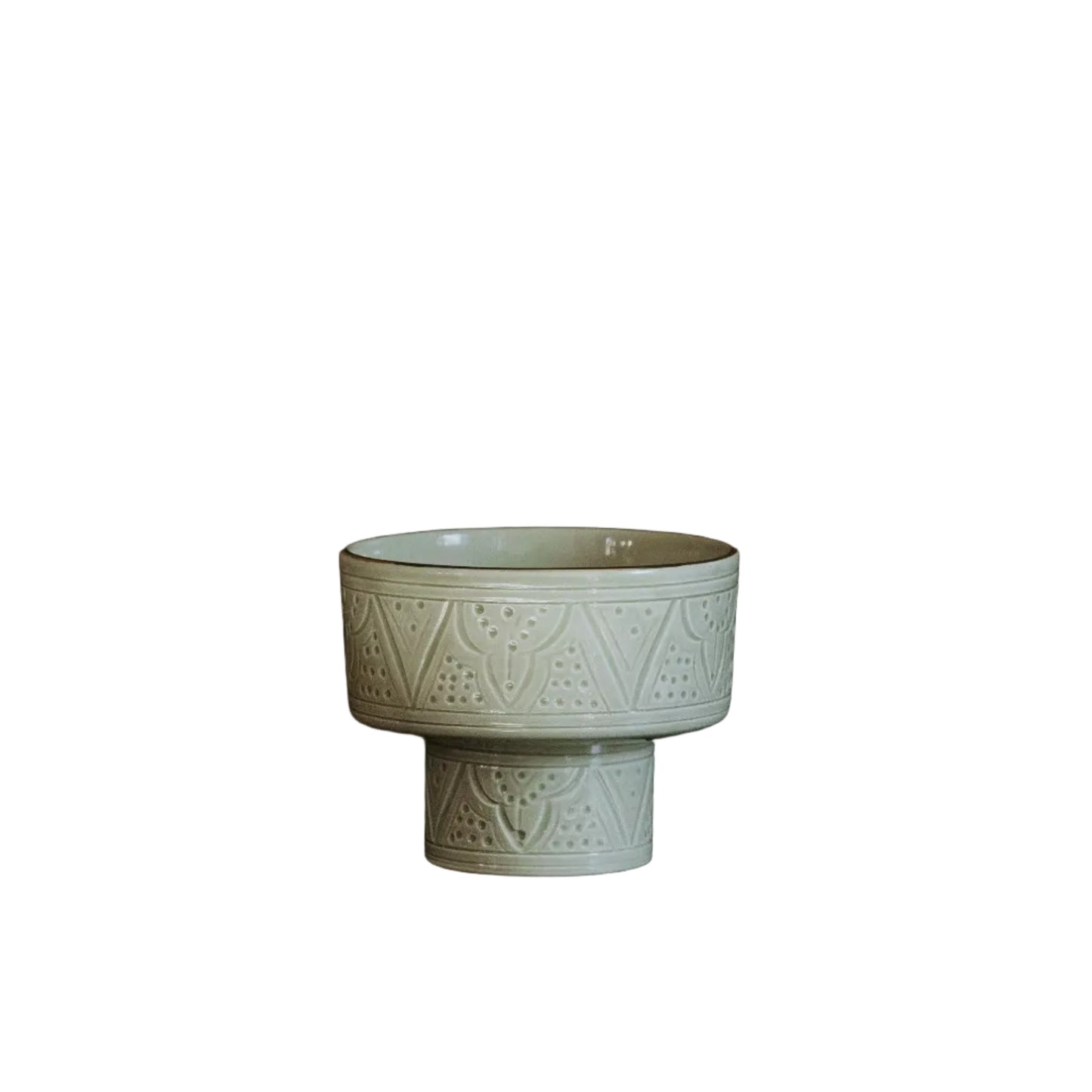Appetizer Bowl - Mint Gold Imprint