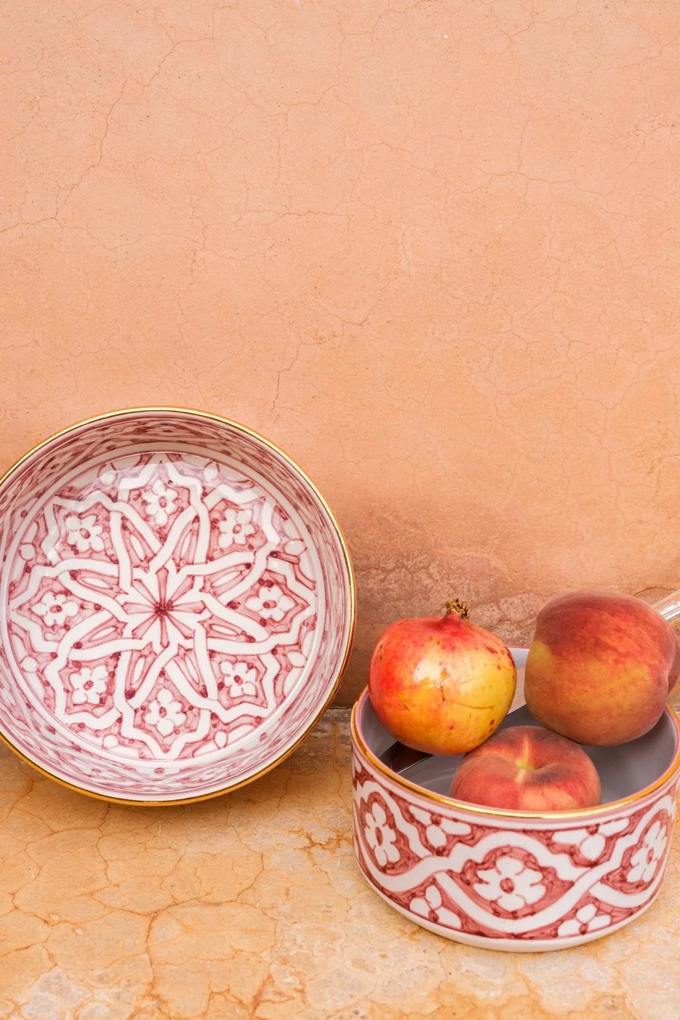 Straight Serving Plate - Fassia Aubergine Gold