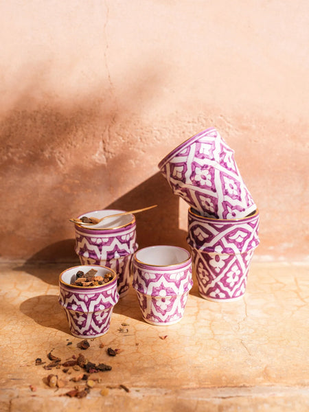 Small Coffee Cup - Fassia Lilac Gold