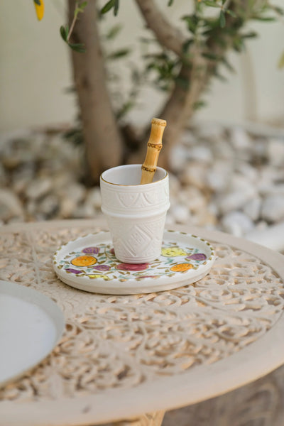 Round Tray - Tutti Frutti Gold