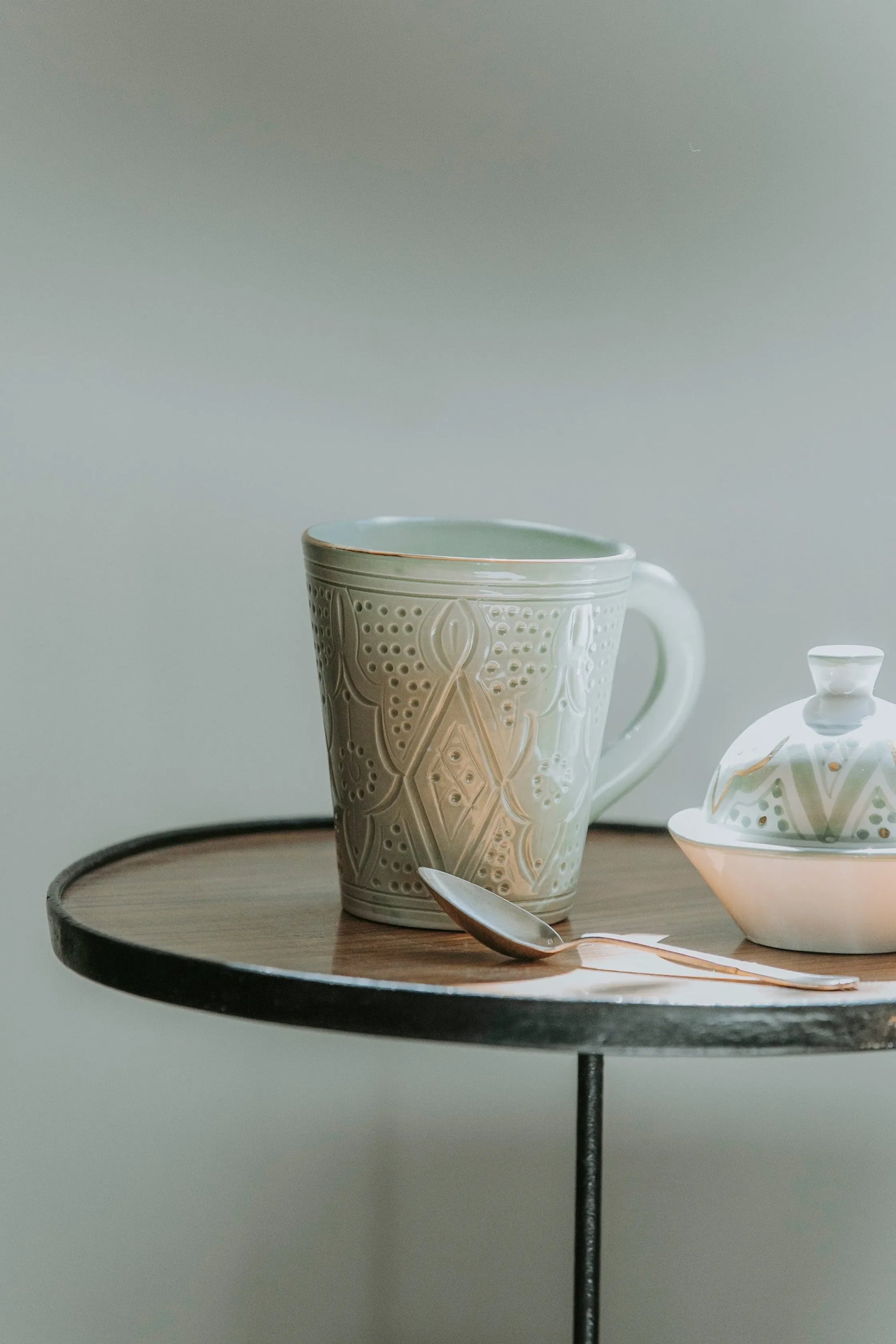 Large Mug - Mint Gold Imprint