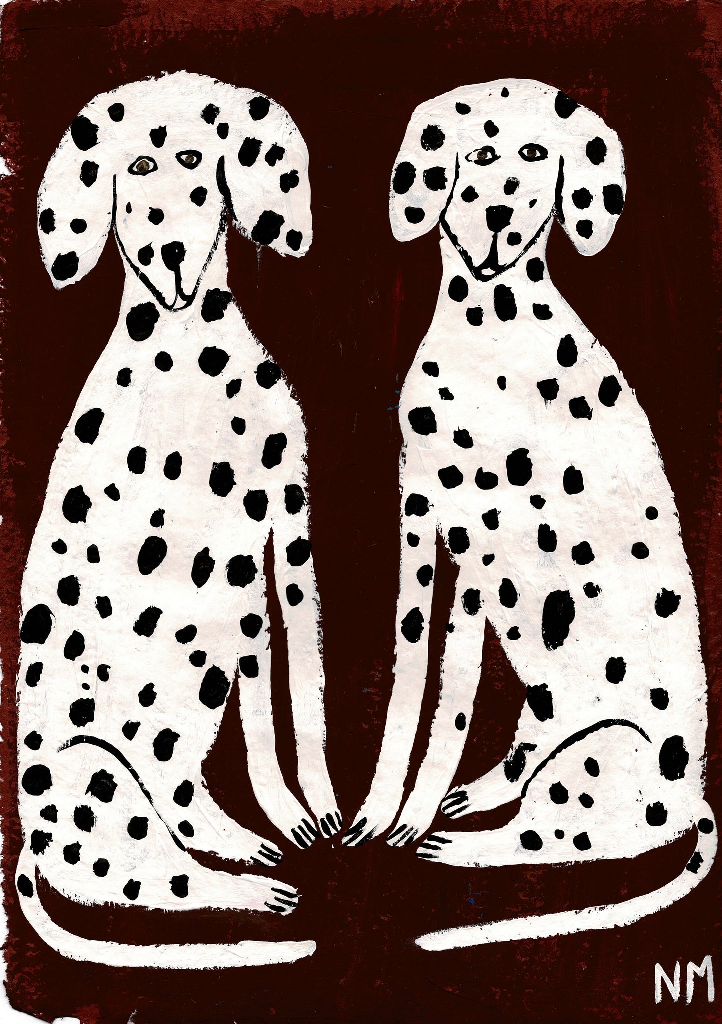 Two Dalmatians Print