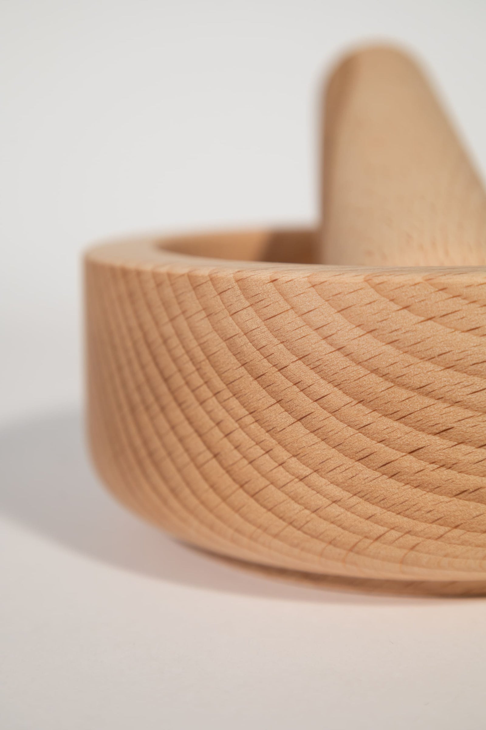 Italian Beech Wood Mortar and Pestle