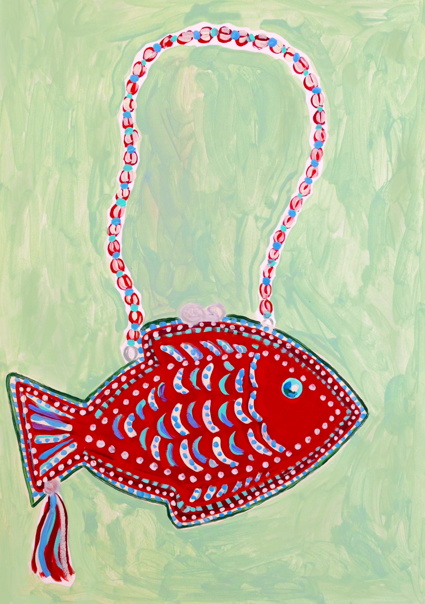 Fish Bag Print
