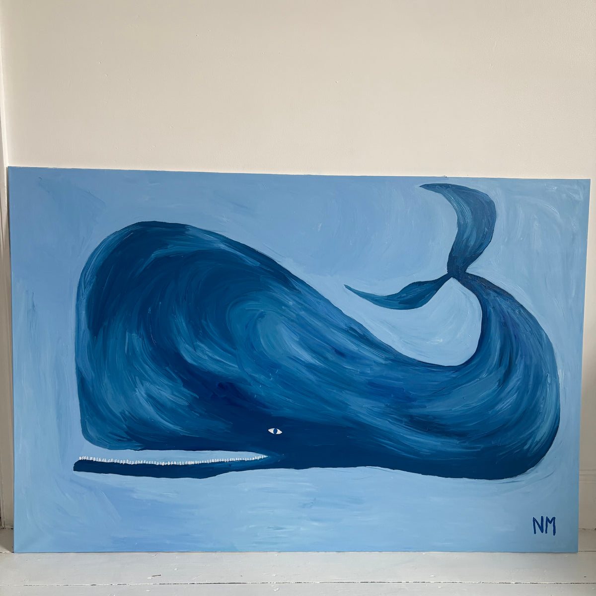 Big Whale in The Big Blue Artwork