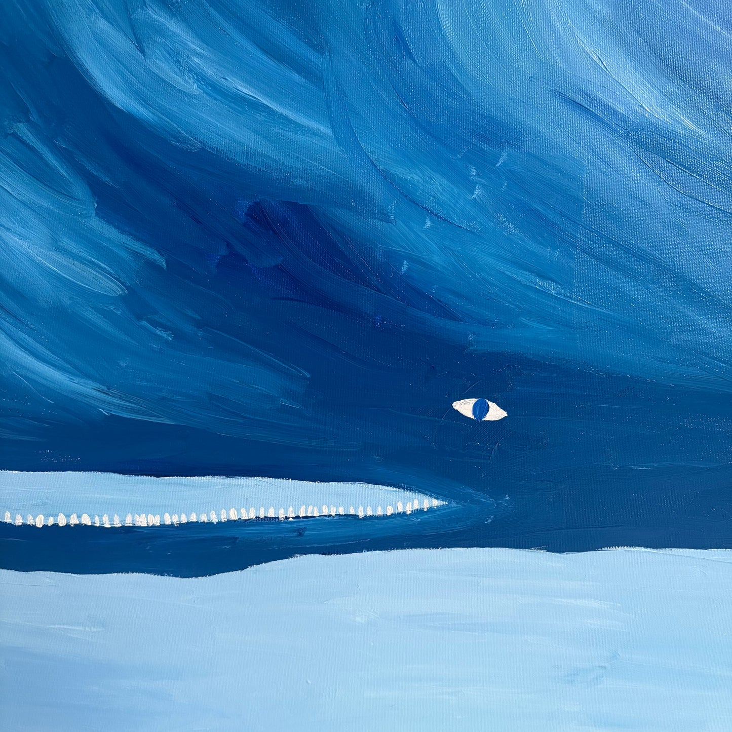Big Whale in The Big Blue Artwork