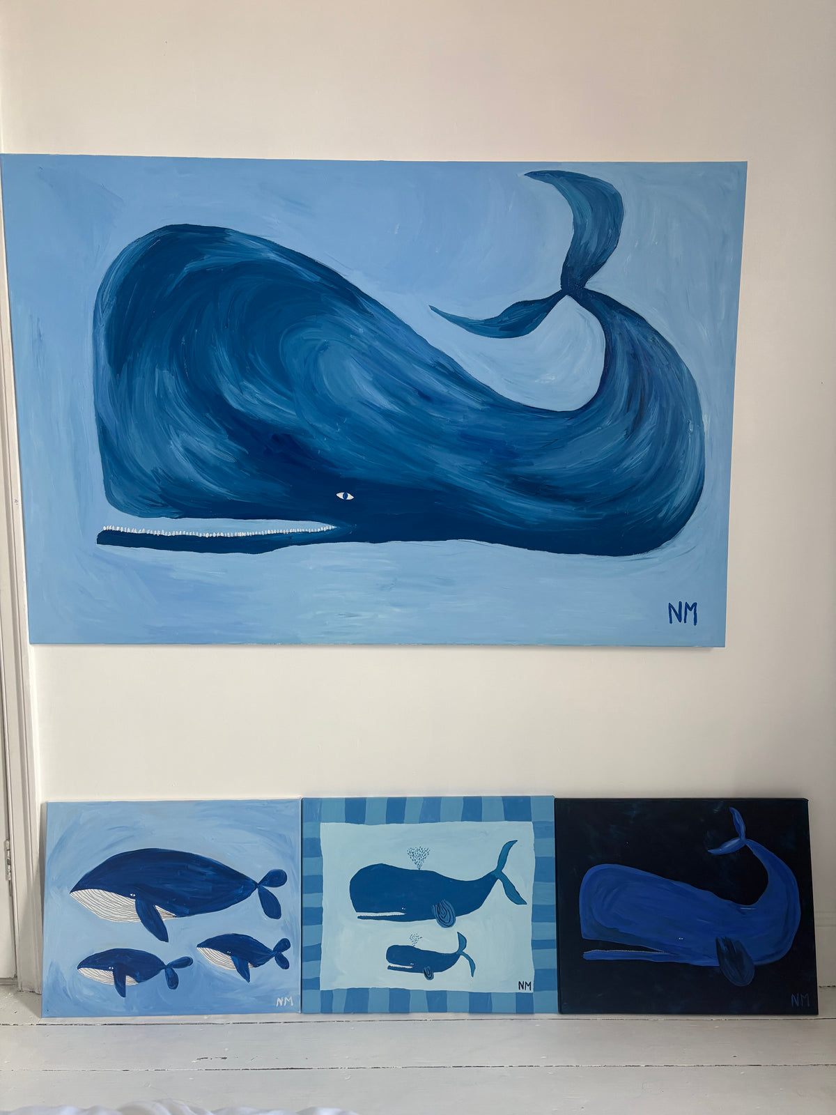 Big Whale in The Big Blue Artwork