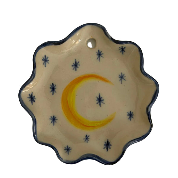 Moon Frill Plate - Wall Hanging