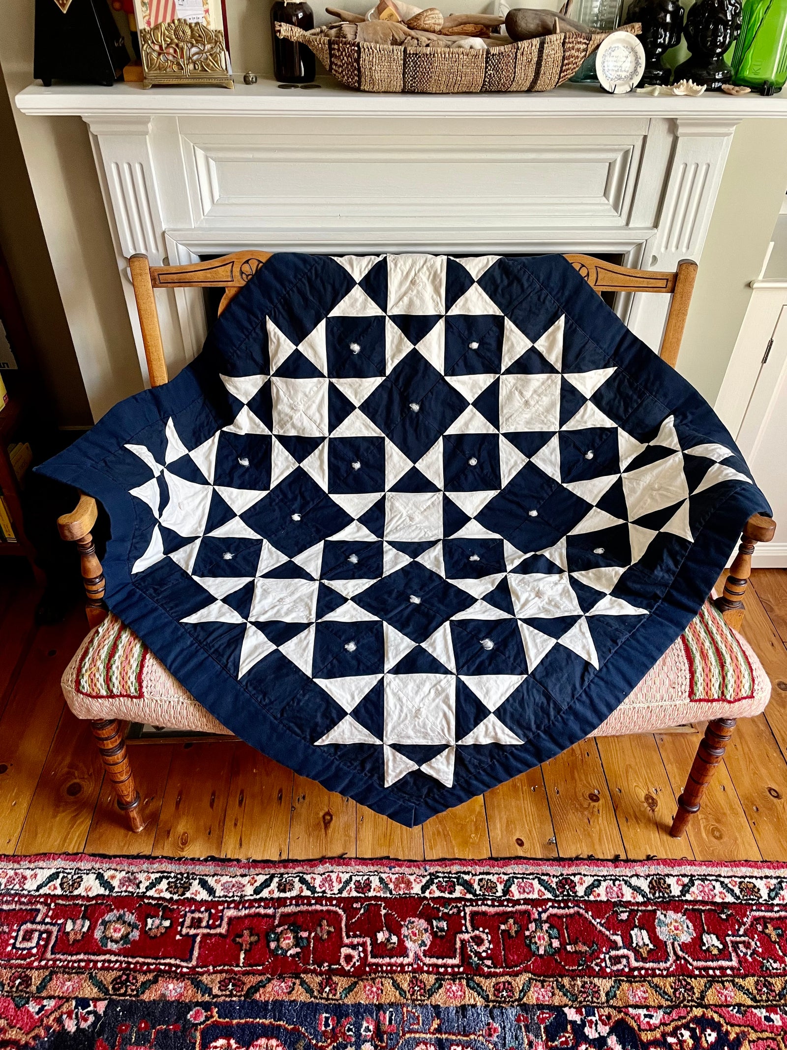Midnight Patchwork Quilt