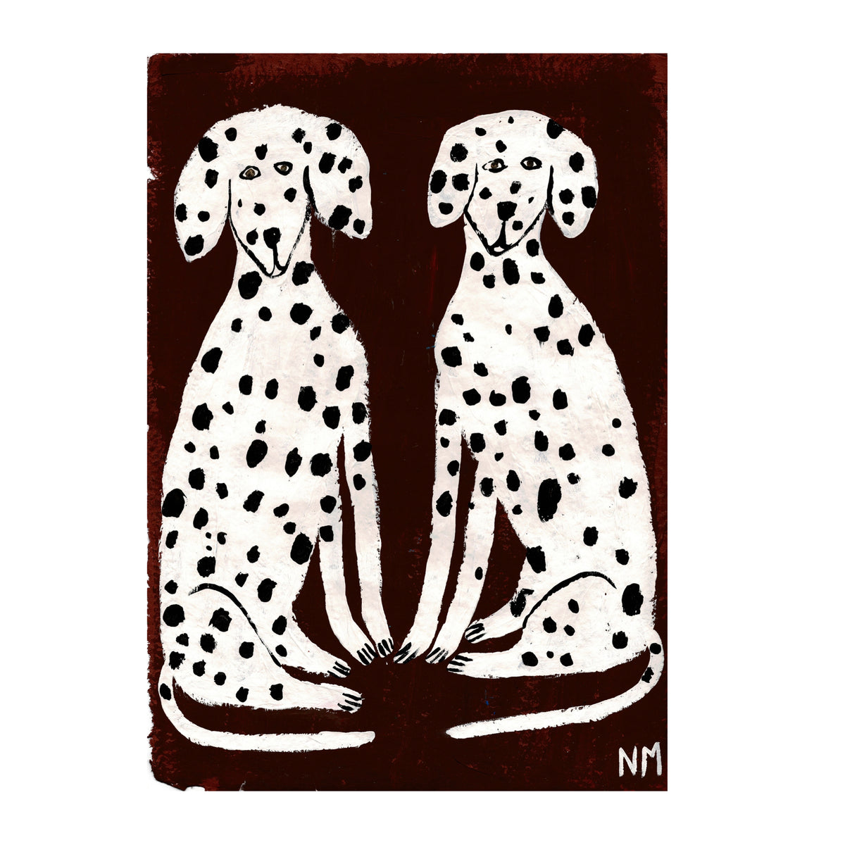 Two Dalmatians Print