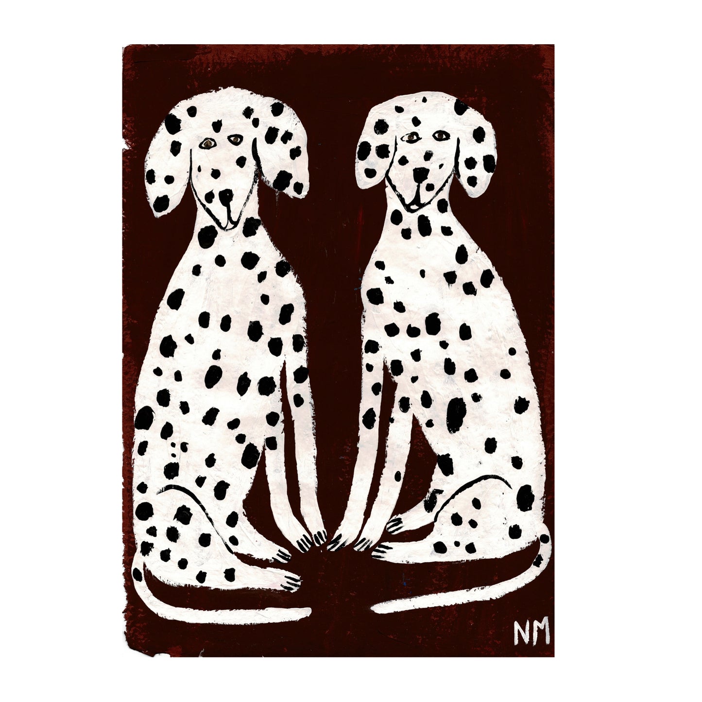 Two Dalmatians Print