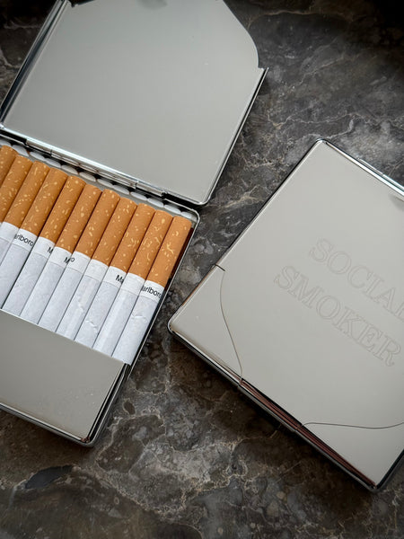 Social Smoker Cigarette Case
