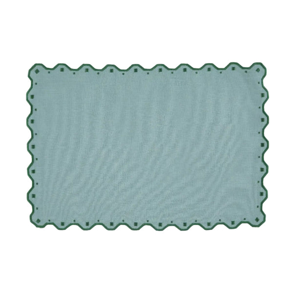Individual Porto, Azul com Verde