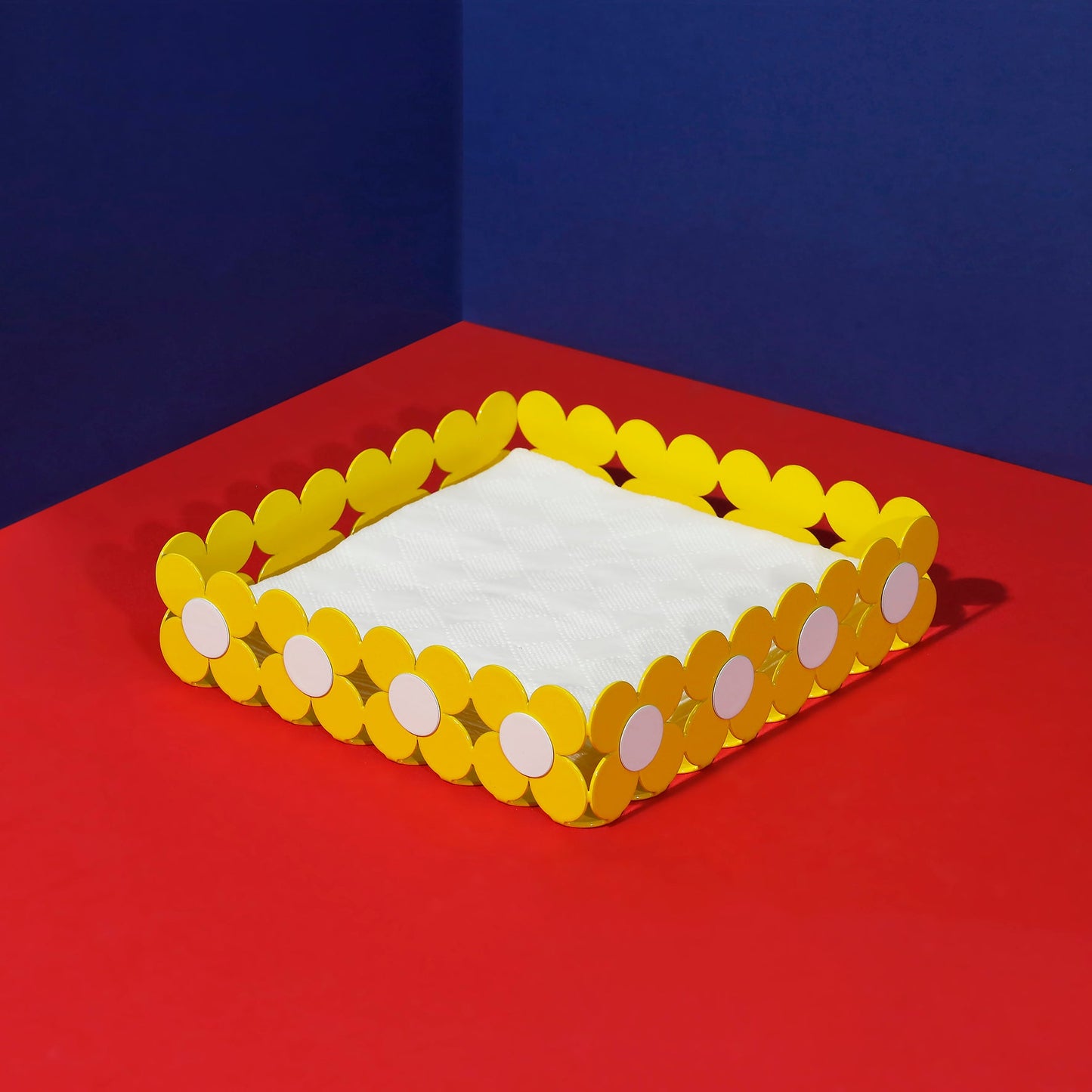 Yellow Flower Napkin Holder