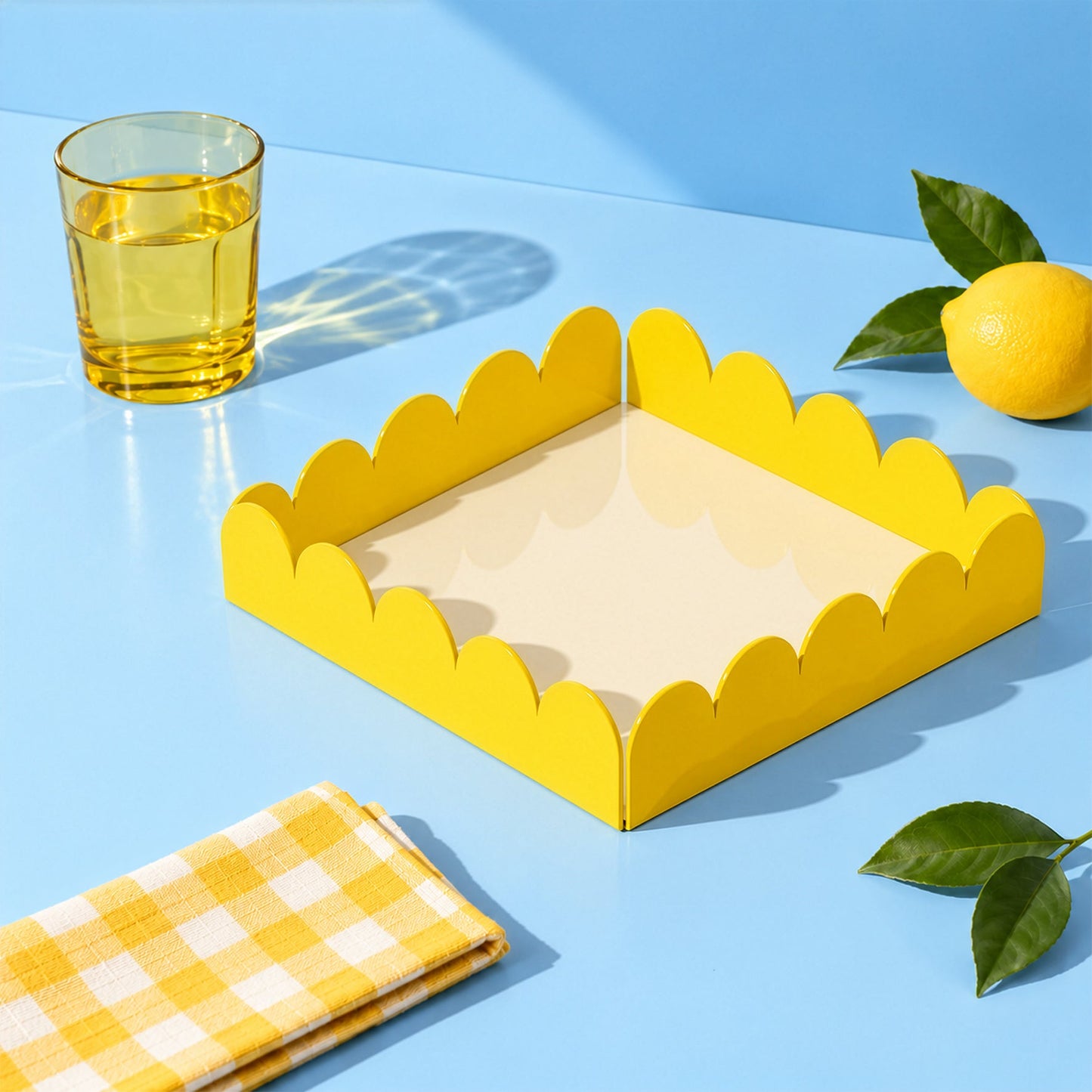 Yellow Wave Napkin Holder