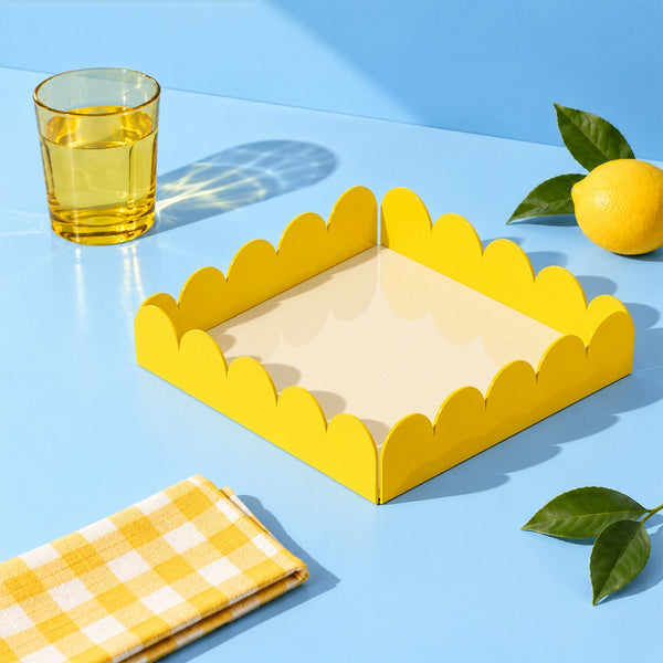 Yellow Wave Napkin Holder
