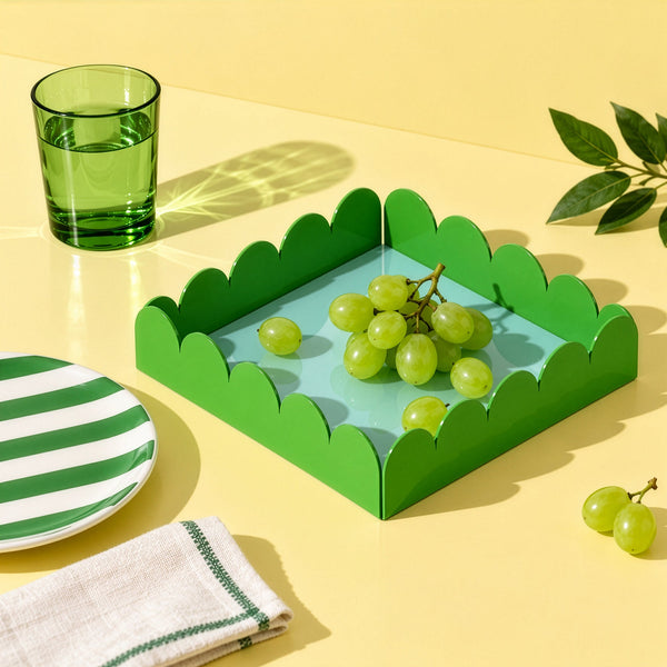 Green Wave Napkin Holder