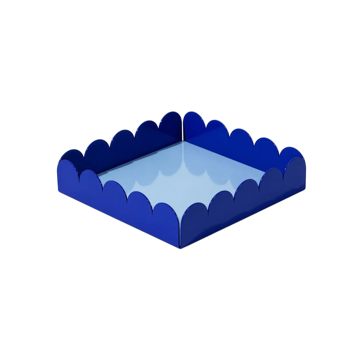 Navy Blue Wave Napkin Holder