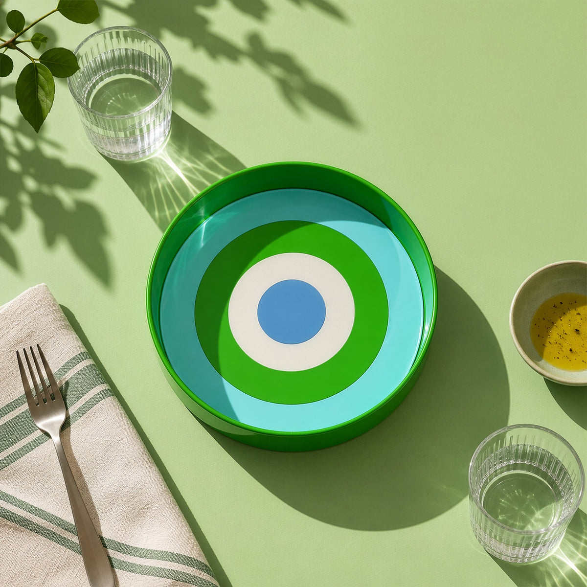 Green Loop Serving Bowl Large