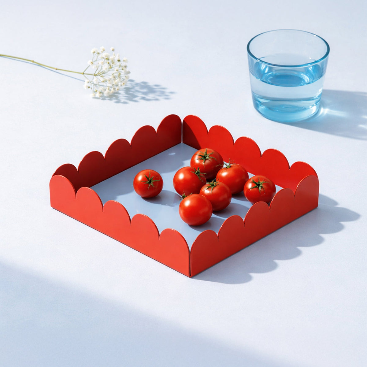 Red Wave Napkin Holder