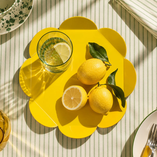 Yellow Flower Tray