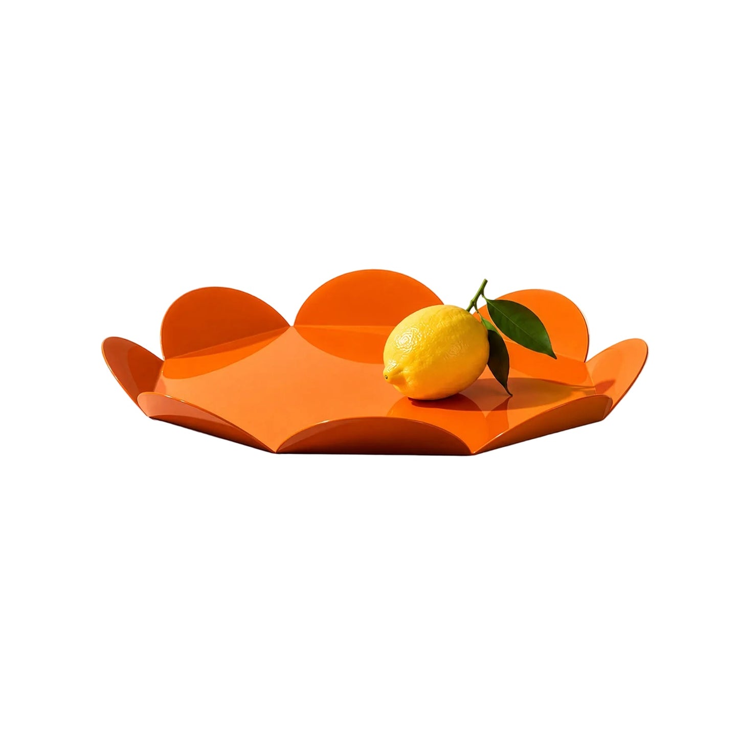 Orange Flower Tray