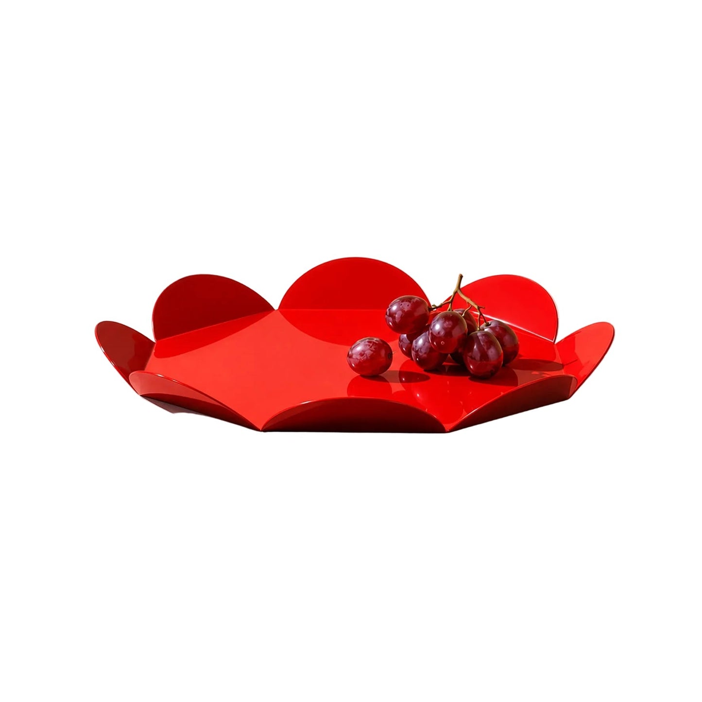 Red Flower Tray