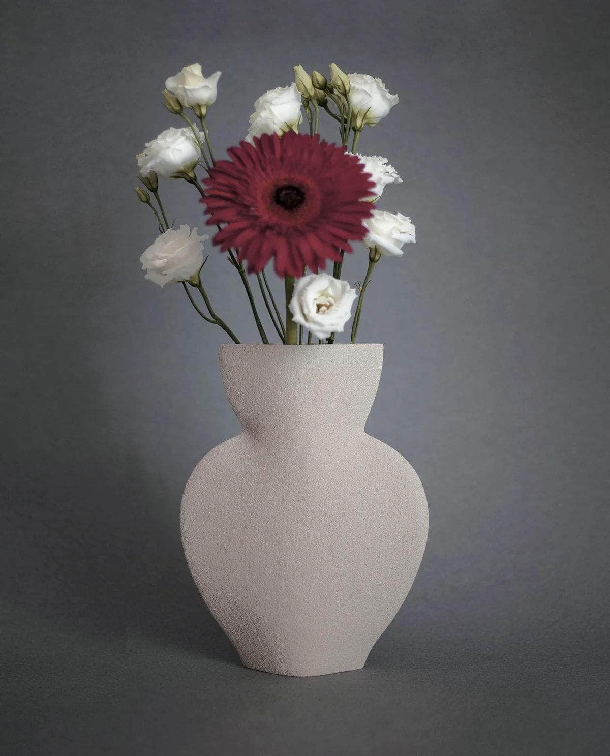Ceramic Vase  ‘Amphora - White ’