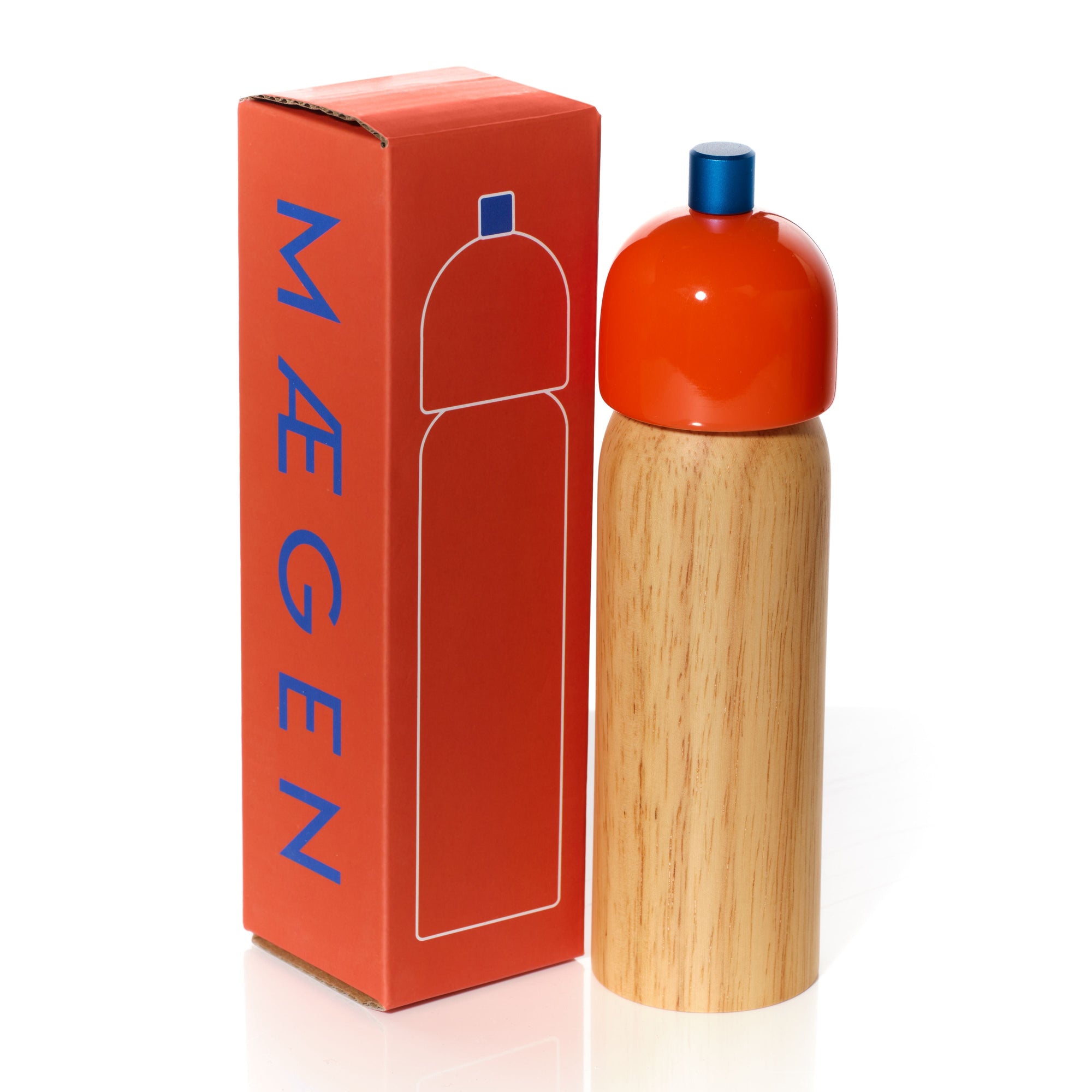 Salt & Pepper Grinder | Orange & Blue-